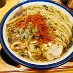 肉そば てノ字 - にんにくファイヤー