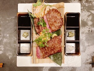 Barbe - 厳選国産牛イチボ　1650円
                        厳選国産牛ランプ　1650円