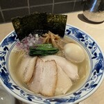 貝出汁中華そば 麺匠 遊や - 特製中華そば1100円