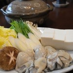 海花 - かき鍋一人前1300円