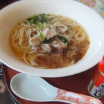 美女花 - 五島豚うどん　600円