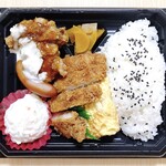 ザ・めしや - チキン南蛮と豚カツ弁当　648円→1000円