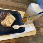 BonBons - バナナパウンドケーキ＆マンゴークリームソーダ