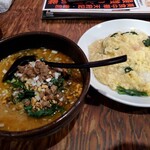 Ten Fu Chi - 担々麺+かに玉丼セット