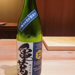 鮨仙八 - 亀萬野白金一式九号酵母純米吟醸山田錦五割五分磨き、熊本県