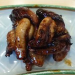 あつた蓬莱軒 - 肝焼きのアップ