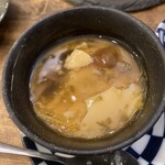 宇久 - 突出しの牡蠣の茶碗蒸し♪