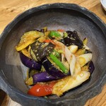 しろくま - ナスの四川風炒め