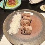 東京鶏焼肉とおでん はーばーど - フィレ焼き　レアです　