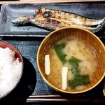 しんぱち食堂 - さんま開き定食