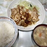 Oshokuji Maruyama - ロースしょうが焼き定食