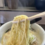 らーめん山頭火 - 麺の感じ