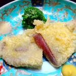 山玄茶 - 近江牛の天ぷら