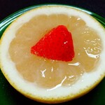 山玄茶 - グレープフルーツゼリー掛け
