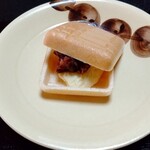 山玄茶 - 最中小豆バニラ