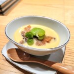 鮨 巳之七 - 茶碗蒸し（牛すじ入り）