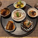 Fu-fu shisen - 前菜6種