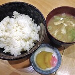 天ぷら処 こさか - ご飯セット