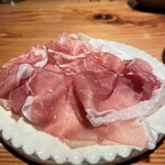 ALTER EGO - モッツァレラのトッピングにつけてもらった生ハム