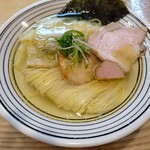 麺道 千鶏 - ワンタン塩そば