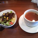 グリーティング - サラダとスープ