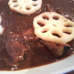 グリーティング - 揚げレンコンと揚げナス。