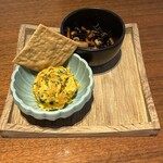 Anjin - コブサラダセットの前菜２種