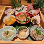 一六茶寮 - 小鉢９種