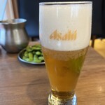 Taishuu Sakaba Hassen - グラスビール　泡多め