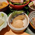 一六茶寮 - 小鉢6（本日入荷の焼き魚（さわら））