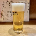 さつま - 250円か350円かわからない生ビール。