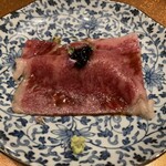 Ginza Chikamitsu - サーロインの寿司！