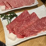 すき焼き 牛しゃぶ 松重 - 