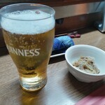 味の蔵どんつく - ノンアルコールビールとお通し