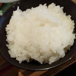 稲庭中華そば - 白飯