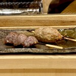 焼鳥 谷口 - じどっこ砂ずり　つくね