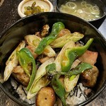 Echigo Soba - (料理)焼鳥丼①