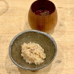 焼鳥 谷口 - 鳥生姜ご飯　鳥スープ