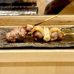 焼鳥 谷口 - せせり　ねぎま