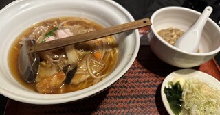 麺屋天 - 蟹のタンメン　チャーハンセット