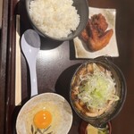 五鉄 - しゃも鍋と唐揚げ定食