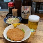 立飲み たきおか - ハムカツ