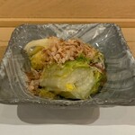 鮨わさび - 白菜漬物