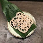 鶏焼肉 颯 - レンコン