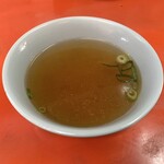 東東亭 - 中華スープ付き。
