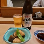 大須鮨 - 瓶ビール(アサヒ)