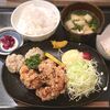 Kushidokoro Arui - (ﾗﾝﾁ)唐揚げシューマイ定食￥900　2024.1.17