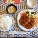 喫茶コンパ - ミンチカツ定食