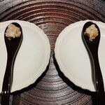 茶禅華 - 酔大閘蟹 蟹爪（右：雌、左：雄）上海蟹紹興酒漬