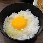 串エ門 - 唐揚定食６枚（大盛、生卵）1,140円
